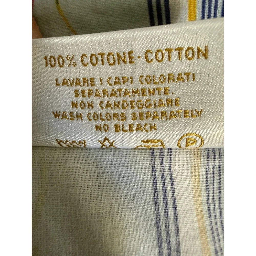 Cottimaryanne Italian Floral Striped Reversible Duvet Cover  Cottagecore Full